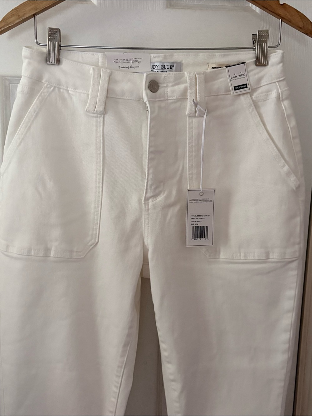 Judy Blue White Aurora Weekender Jeans 9/29 NWT - Picture 4 of 12